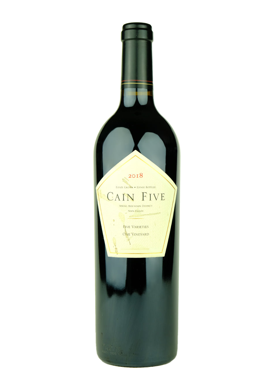 Cain Vineyard & Winery 2018 Estate 'Cain Five' (Damaged Labels)