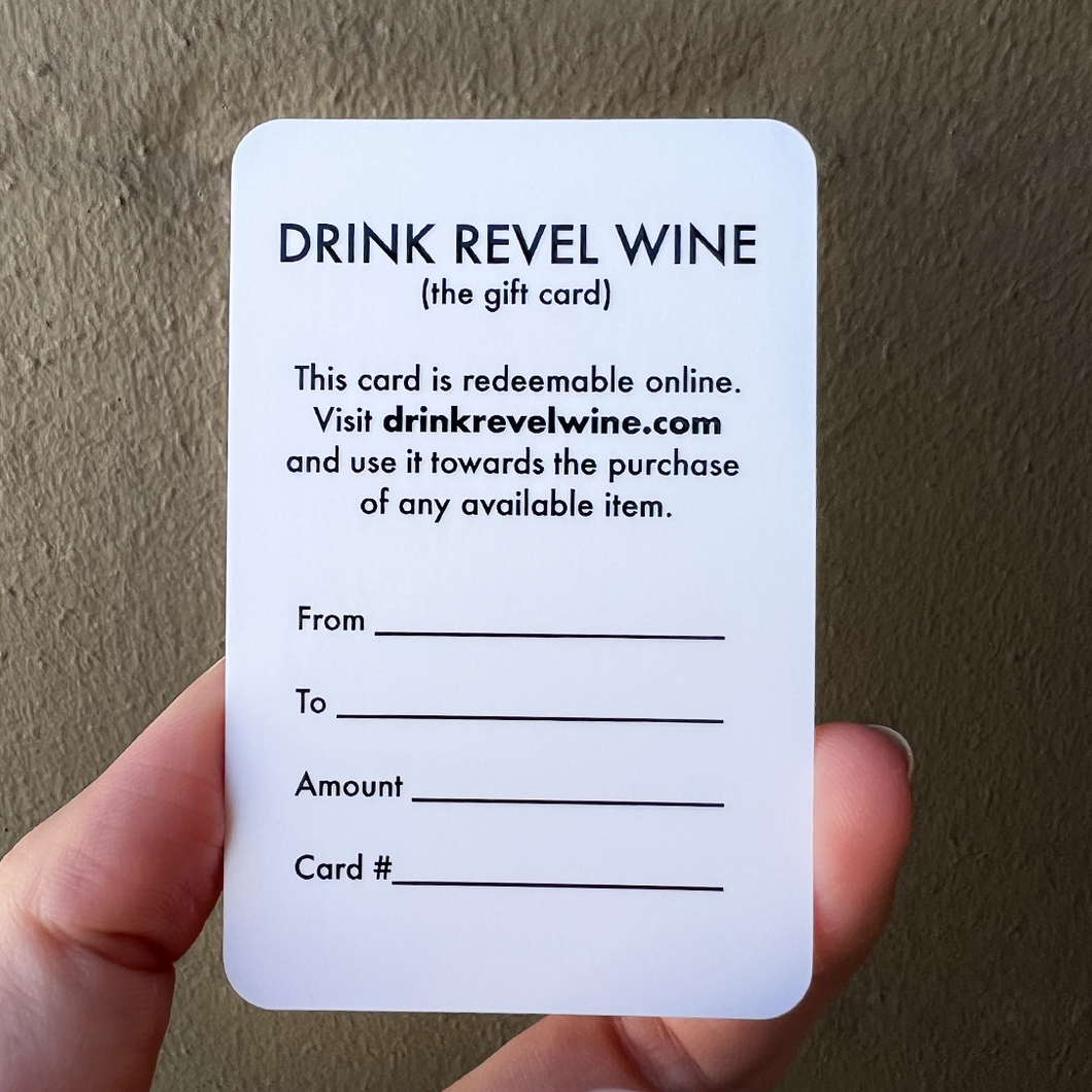 The Drink Revel Wine Gift Card