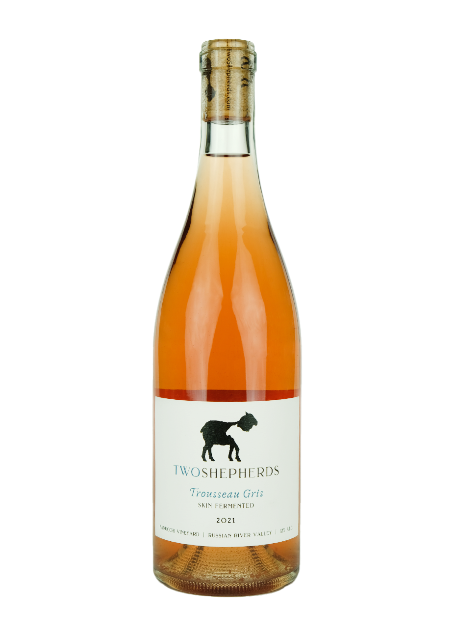 Two Shepherds 2021 Skin Ferment Trousseau Gris Fanucci-Wood Road