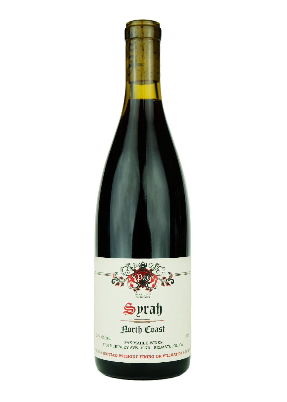 Pax 2020 Syrah North Coast
